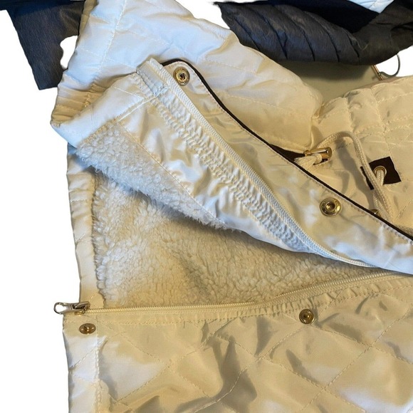 Ci Sono Vest Sherpa Lined Hooded Puffer Vest, Jacket, Coat Size L - Picture 14 of 15